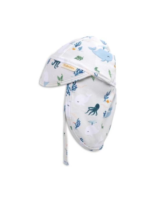 Filibabba Lykke UV Summer Hat – Christian’s Whale Tales one size (1-3 ετών) 108.00572