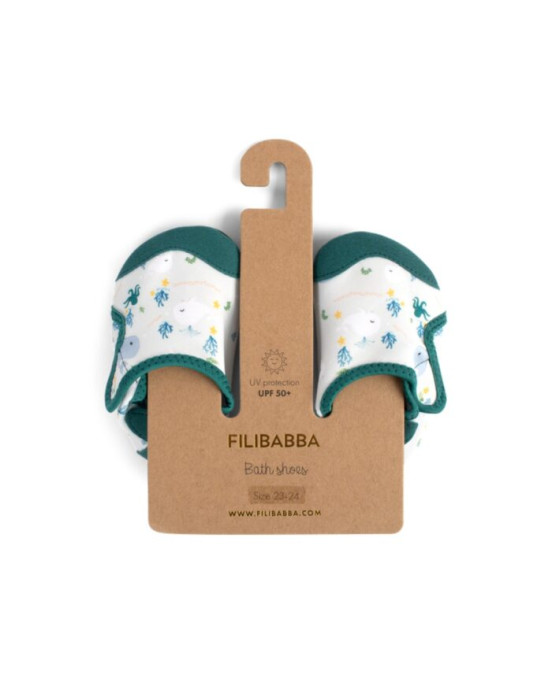 Filibabba Bath Shoes Christian’s Whale Tales  No23–24 108.00578