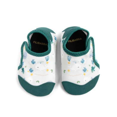 Filibabba Bath Shoes Christian’s Whale Tales  No24–25 108.00580