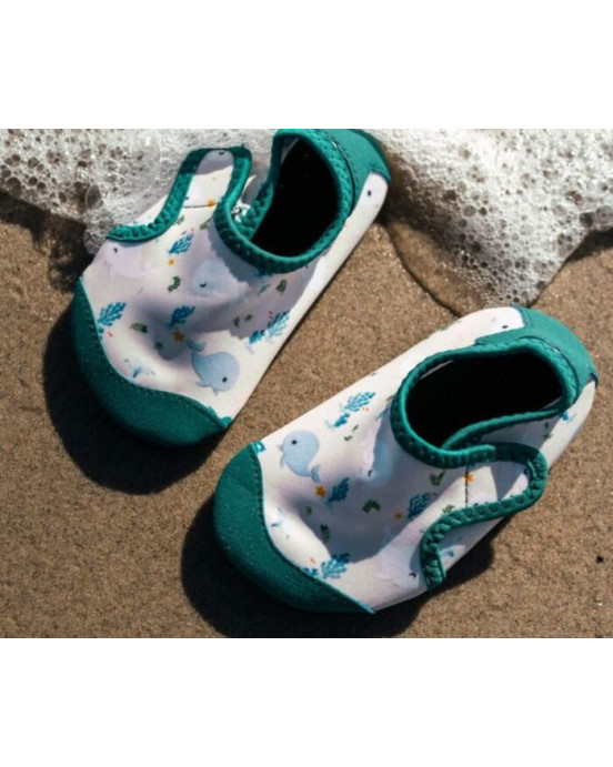 Filibabba Bath Shoes Christian’s Whale Tales  No26-27 108.00582