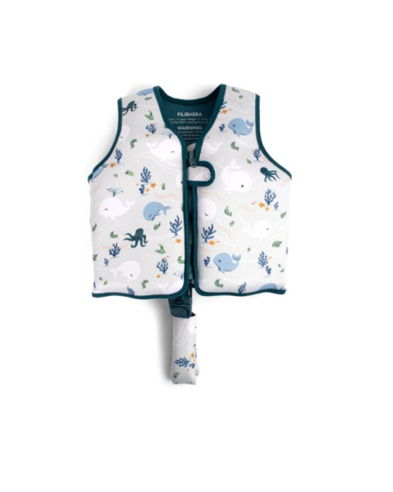 Filibabba Swim Vest Christian’s Whale Tales s 1-2  ετών 108.00589