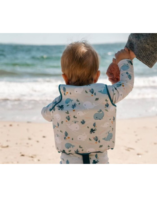 Filibabba Swim Vest Christian’s Whale Tales s 1-2  ετών 108.00589