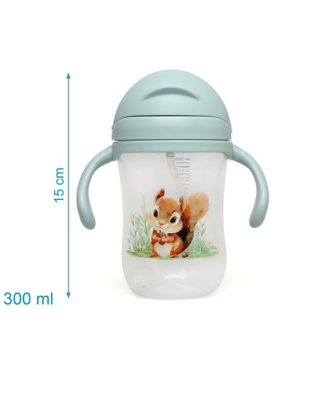 Kiokids Παγούρι με Λαβές Σκιουράκι 300ml. 6+Μ 