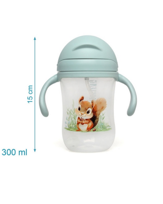 Kiokids Παγούρι με Λαβές Σκιουράκι 300ml. 6+Μ 