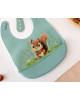 Kiokids Σαλιάρα Σιλικόνης με τσέπη Σκιουράκι 6346