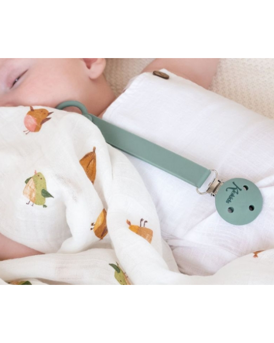Kiokids Κλιπ Πιπίλας Σιλικόνης Μέντα 0+M 3707