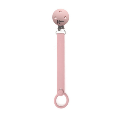 Kiokids Κλιπ Πιπίλας Σιλικόνης Ροζ 0+M 3703