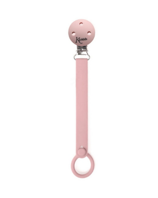 Kiokids Κλιπ Πιπίλας Σιλικόνης Ροζ 0+M 3703
