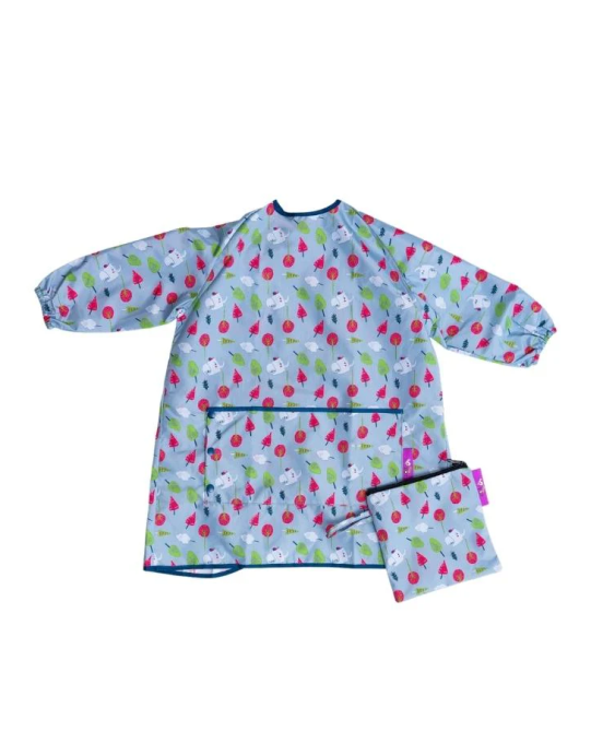 Tidy Tot Μακρυά Σαλιάρα Με Μανίκια Coverall Mountain Trees   6m-3ετών  LLBMT