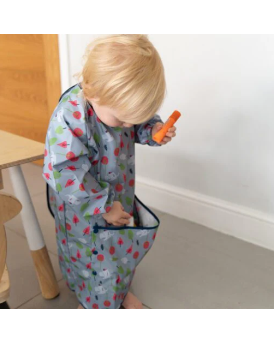 Tidy Tot Μακρυά Σαλιάρα Με Μανίκια Coverall Mountain Trees   6m-3ετών  LLBMT