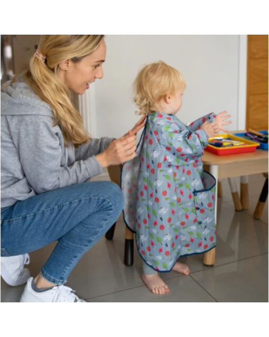 Tidy Tot Μακρυά Σαλιάρα Με Μανίκια Coverall Mountain Trees   6m-3ετών  LLBMT