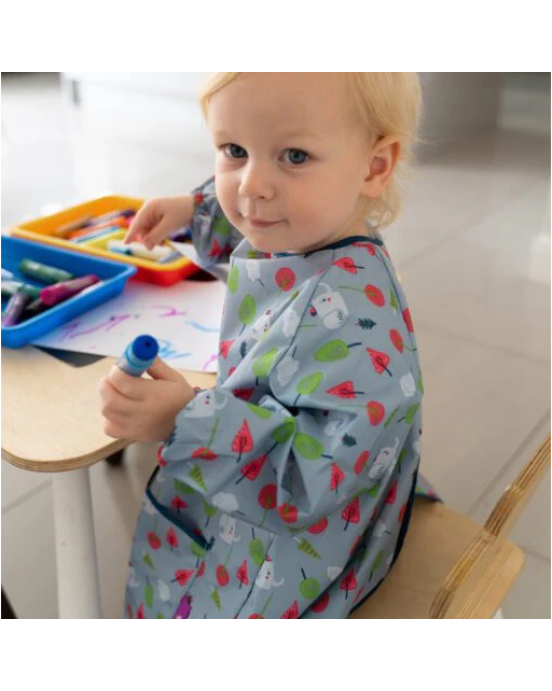 Tidy Tot Μακρυά Σαλιάρα Με Μανίκια Coverall Mountain Trees   6m-3ετών  LLBMT