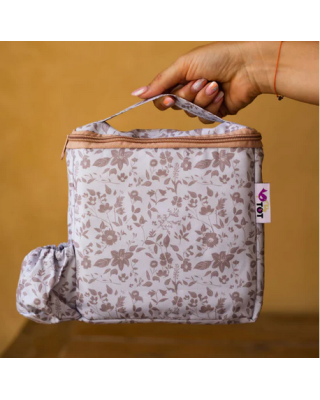 Tidy Tot Bundle Fleur De Jardin Rose Cover & Catch με Πιατάκι και Dinky Cup BLW  WBFJRO