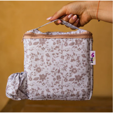 Tidy Tot Bundle Fleur De Jardin Rose Cover & Catch με Πιατάκι και Dinky Cup BLW  WBFJRO