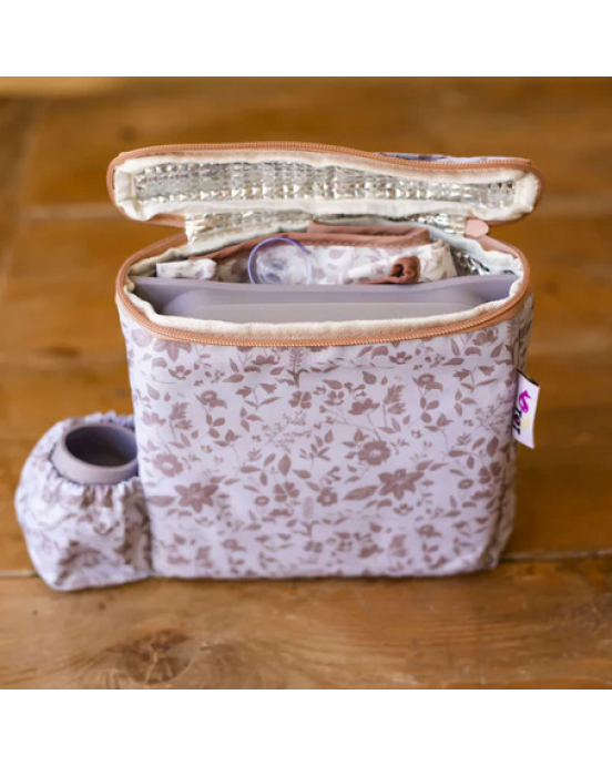 Tidy Tot Bundle Fleur De Jardin Rose Cover & Catch με Πιατάκι και Dinky Cup BLW  WBFJRO