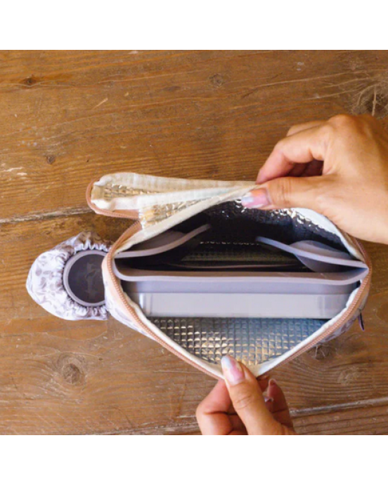 Tidy Tot Bundle Fleur De Jardin Rose Cover & Catch με Πιατάκι και Dinky Cup BLW  WBFJRO