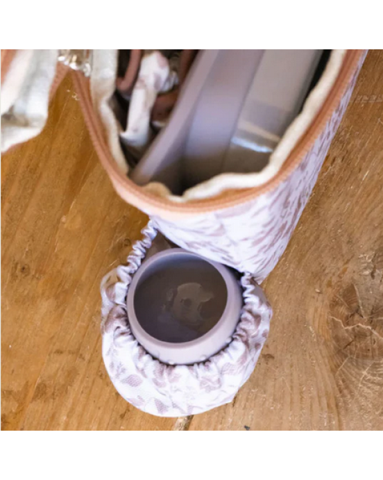 Tidy Tot Bundle Fleur De Jardin Rose Cover & Catch με Πιατάκι και Dinky Cup BLW  WBFJRO