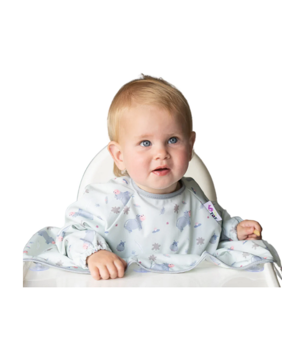 Tidy Tot Σαλιάρα Cover & Catch Bib Hippos CCHP