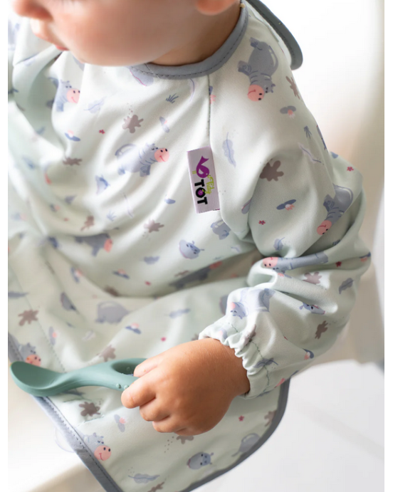 Tidy Tot Σαλιάρα Cover & Catch Bib Hippos CCHP