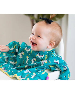 Tidy Tot Σαλιάρα Cover & Catch Bib Dancing Zebras CCDZ