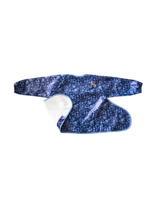 Tidy Tot Σαλιάρα Cover & Catch Bib Fleur de Jardin Blue CCFB