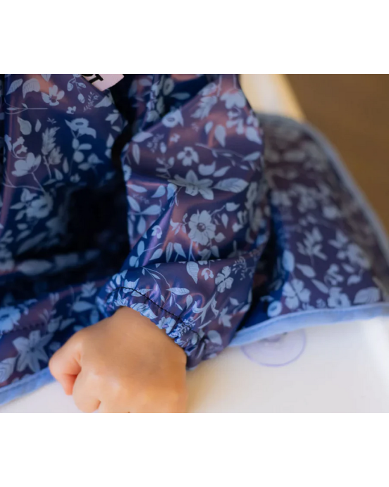 Tidy Tot Σαλιάρα Cover & Catch Bib Fleur de Jardin Blue CCFB