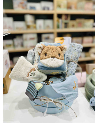 Lovelykids Σετ δώρου γαλάζιο για νεογέννητα LOV005