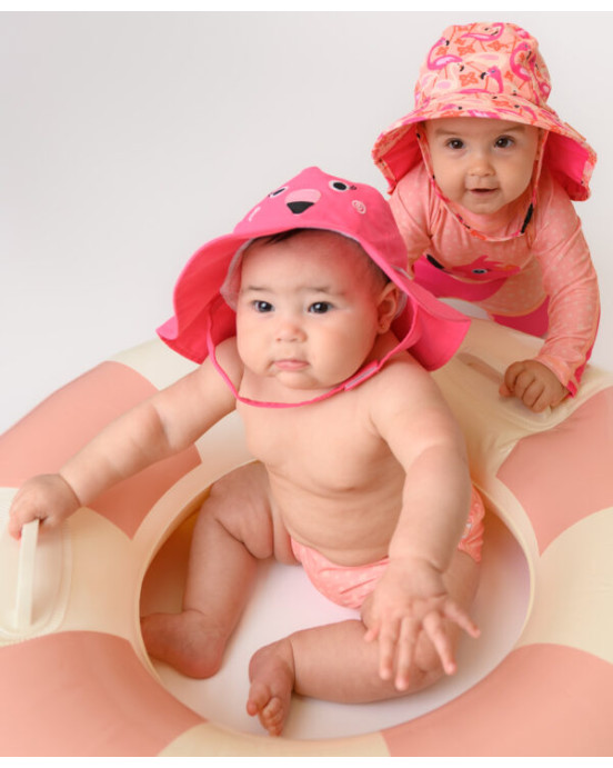 Zoocchini Σετ Μαγιό και Καπέλο UPF50+ Franny the Flamingo  ZOO12022