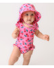 Zoocchini Cape Sunhat UPF50 Cherry  ZOO15069