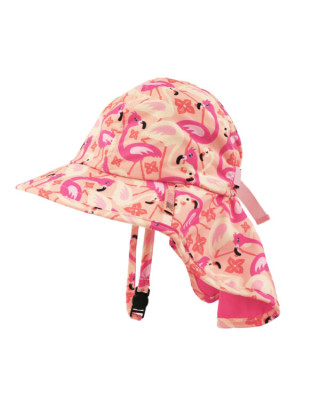 Zoocchini Cape Sunhat UPF50 Franny the Flamingo  ZOO15066
