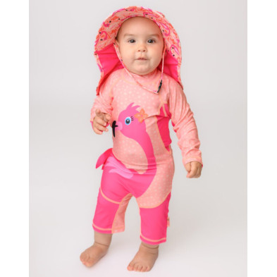 Zoocchini Surf Suit UPF50 Franny the Flamingo  ZOO12424