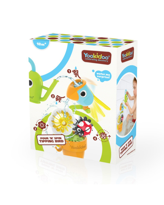 Yookidoo Pour 'N' Spin Tipping Bird YKD-40222