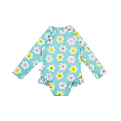 Zoocchini Ολόσωμο Μαγιώ με Μανίκια UV Daisy  ZOO12601
