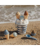 LITTLE DUTCH Σετ κουβαδάκια παραλίας Ice Cream Ocean World Μπλε LD2016376