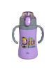 Ecolife Παιδικό Θερμός με Καλαμάκι 300ml Masha -Eco Friendly Λιλά 33-BO-2122