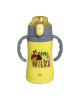 Ecolife Παιδικό Θερμός με Καλαμάκι 300ml Masha -Save The Wild κίτρινο 33-BO-2123