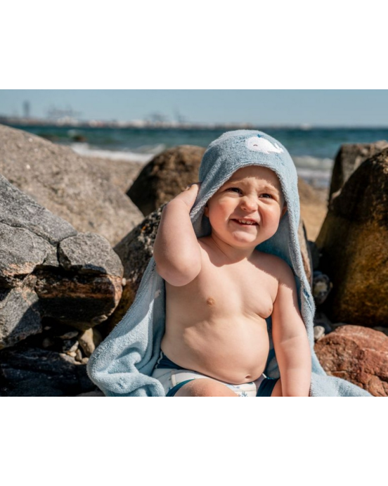 Filibabba – Hooded towel – Christian’s Whale Tales 108.00584 