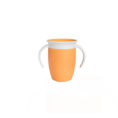 Munchkin Ποτηράκι εκπαιδευτικό Miracle 360˚ Trainer Cup πορτοκαλί  90223