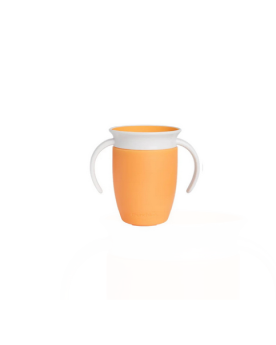 Munchkin Ποτηράκι εκπαιδευτικό Miracle 360˚ Trainer Cup πορτοκαλί  90223