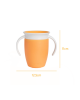 Munchkin Ποτηράκι εκπαιδευτικό Miracle 360˚ Trainer Cup πορτοκαλί  90223