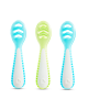 Munchkin  3PK GENTLE DIP SELF-FEEDING SPOON (BLUE-GRN)  90262