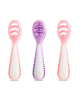 Munchkin  3PK GENTLE DIP SELF-FEEDING SPOON (PNK-PRP)  91510