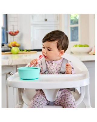 Munchkin  3PK GENTLE DIP SELF-FEEDING SPOON (PNK-PRP)  91510