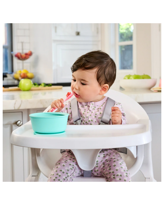 Munchkin  3PK GENTLE DIP SELF-FEEDING SPOON (PNK-PRP)  91510