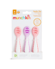 Munchkin  3PK GENTLE DIP SELF-FEEDING SPOON (PNK-PRP)  91510