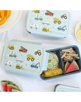 A little lovely company: Δοχείο φαγητού Bento με χωρίσματα- 1,2 L-Vechicles SBVEBU53