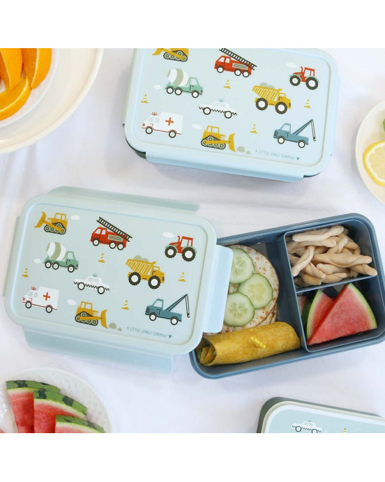 A little lovely company: Δοχείο φαγητού Bento με χωρίσματα- 1,2 L-Vechicles SBVEBU53