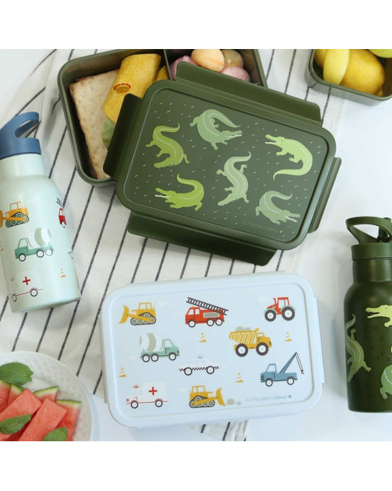 A little lovely company: Δοχείο φαγητού Bento με χωρίσματα- 1,2 L-Vechicles SBVEBU53