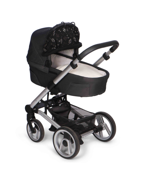 Dooky Ηλιοπροστασία καροτσιού UPF50+ Romantic Leaves Black DK-126711