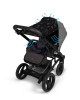 Dooky Ηλιοπροστασία καροτσιού UPF50+ Romantic Leaves Black DK-126711
